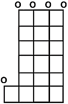 G9 banjo chord DBGDa tuning