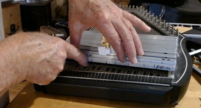 Putting the new chord bar in the last row to test it before moving it in to its 