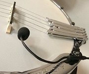 The 'Feather' banjo pickup.  Click for a bigger photo.