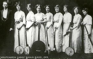 Christchurch Ladies band, from New Zealand