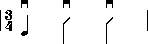 3/4 rhythm example 3